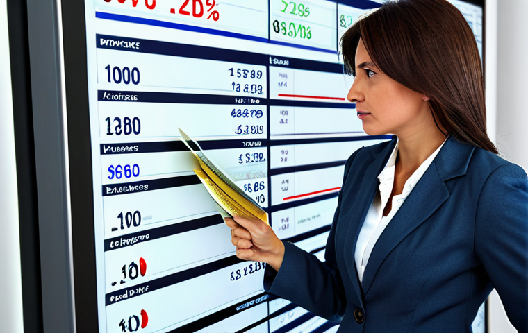 해외 채권 투자 리스크 예방 전략 - Analyzing Bond Ratings**

"A financial analyst in a modern office, carefully reviewing bond ratings ...