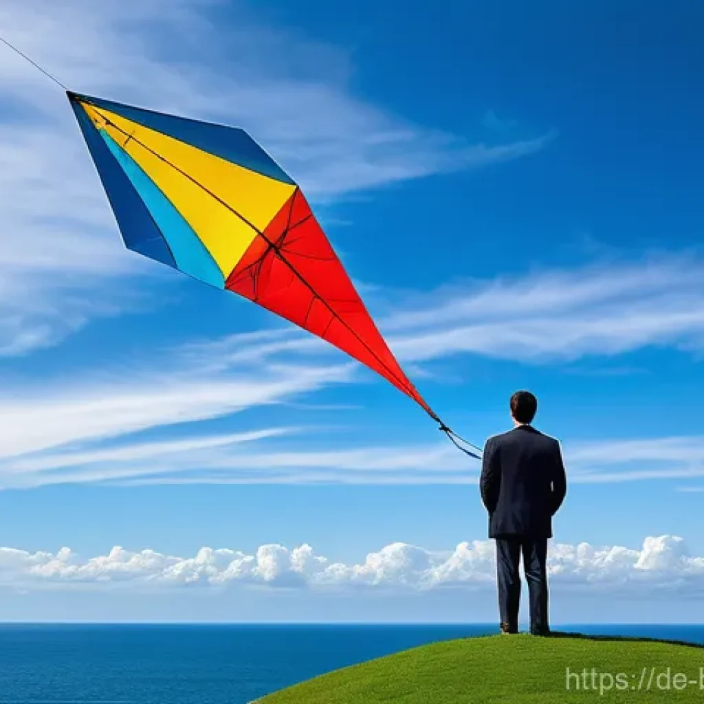 채권 투자와 주식 투자 차이점 - **"The Steady Anchor and The Soaring Kite"**
A visually rich, allegorical image depicting two co...