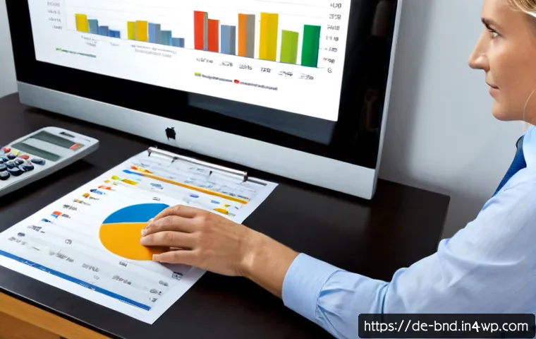 Home 17 채권 투자 전략에 대한 심층 분석 - Photorealistic financial planning scene in a bright modern German home office, a middle-aged investo...